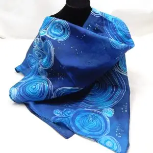 Batic din mătase naturală - Big Blue 5